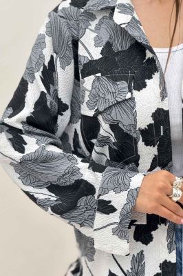 مانتو دو جیب پاکتی ونوس برگینه بغل بند