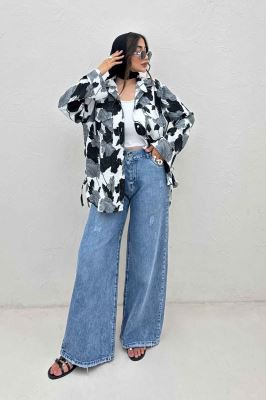 مانتو دو جیب پاکتی ونوس برگینه بغل بند