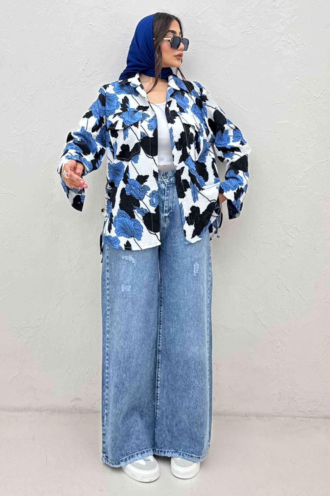 مانتو دو جیب پاکتی ونوس برگینه بغل بند