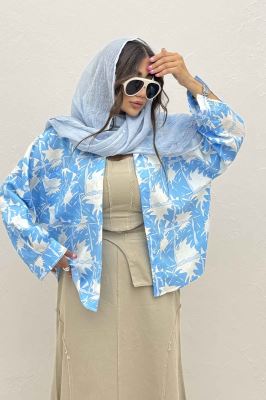 شومیز مانتویی پری طرحدار تک پیله