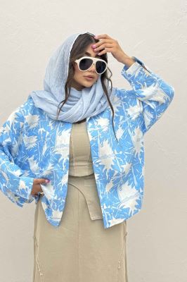 شومیز مانتویی پری طرحدار تک پیله