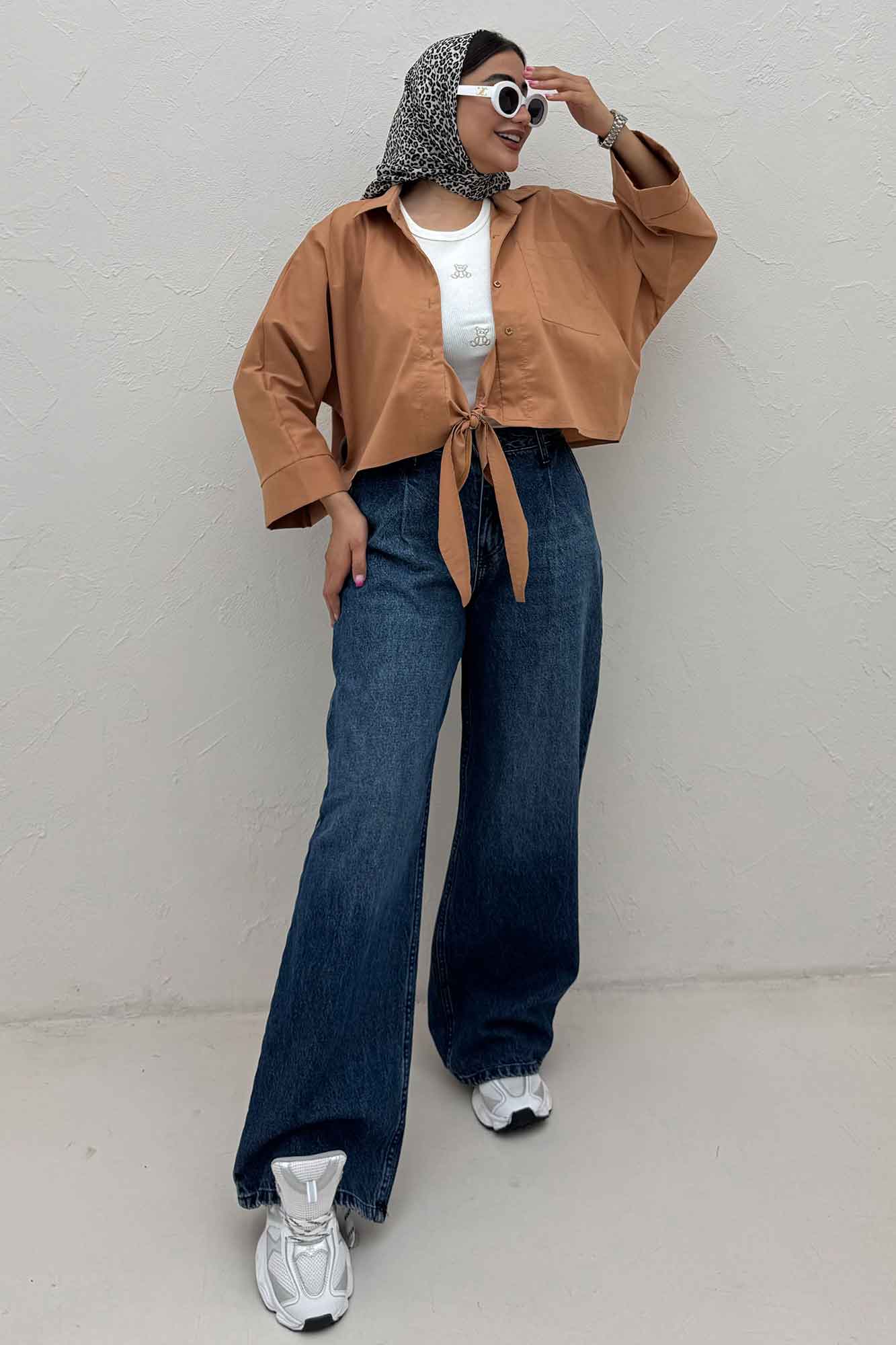 شومیز گره ای پری ساده