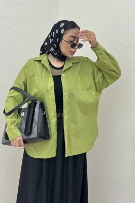 مانتو پری ساده بغل هلال دو جیب