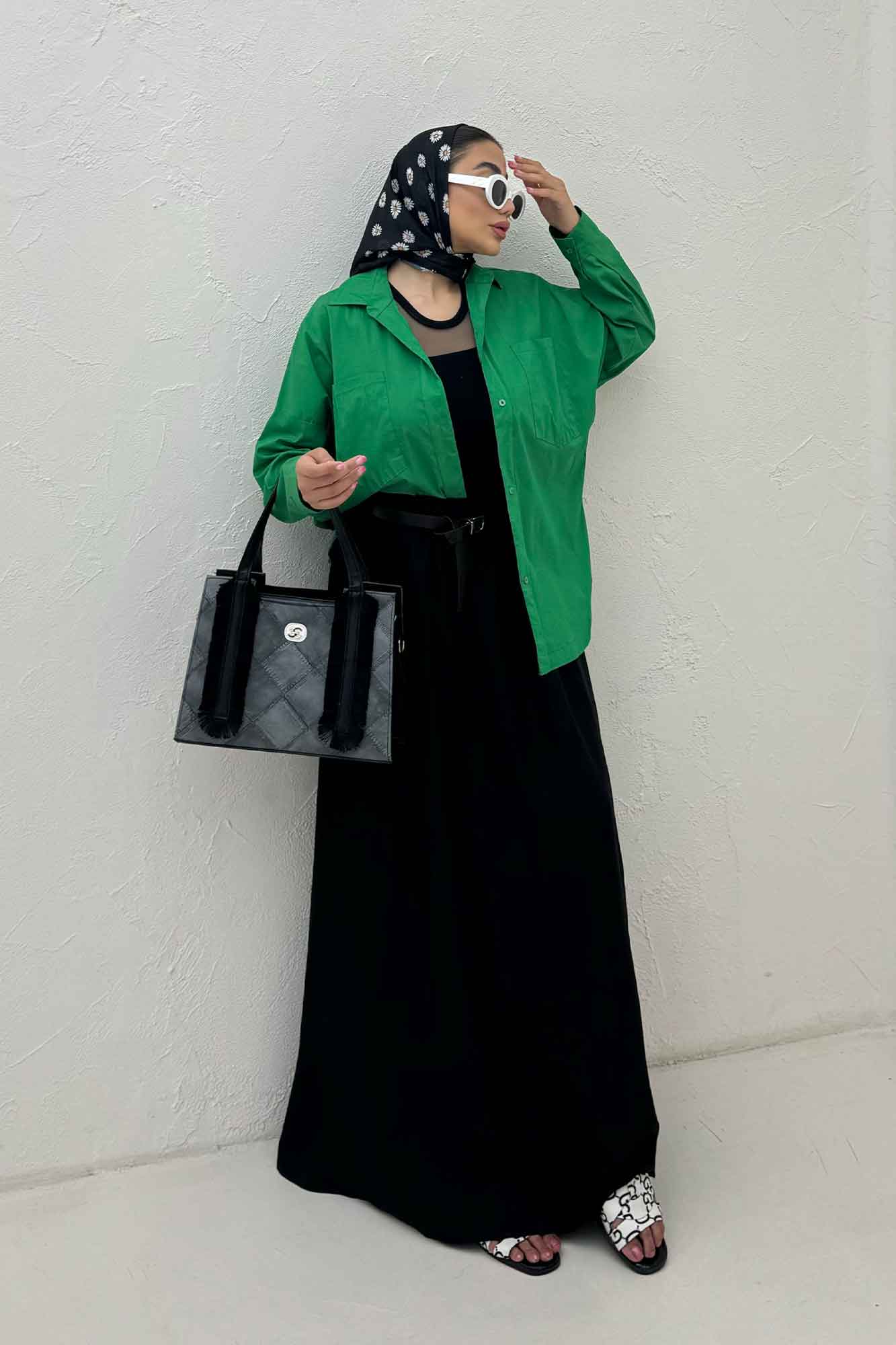 مانتو پری ساده بغل هلال دو جیب