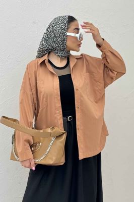 مانتو پری ساده بغل هلال دو جیب