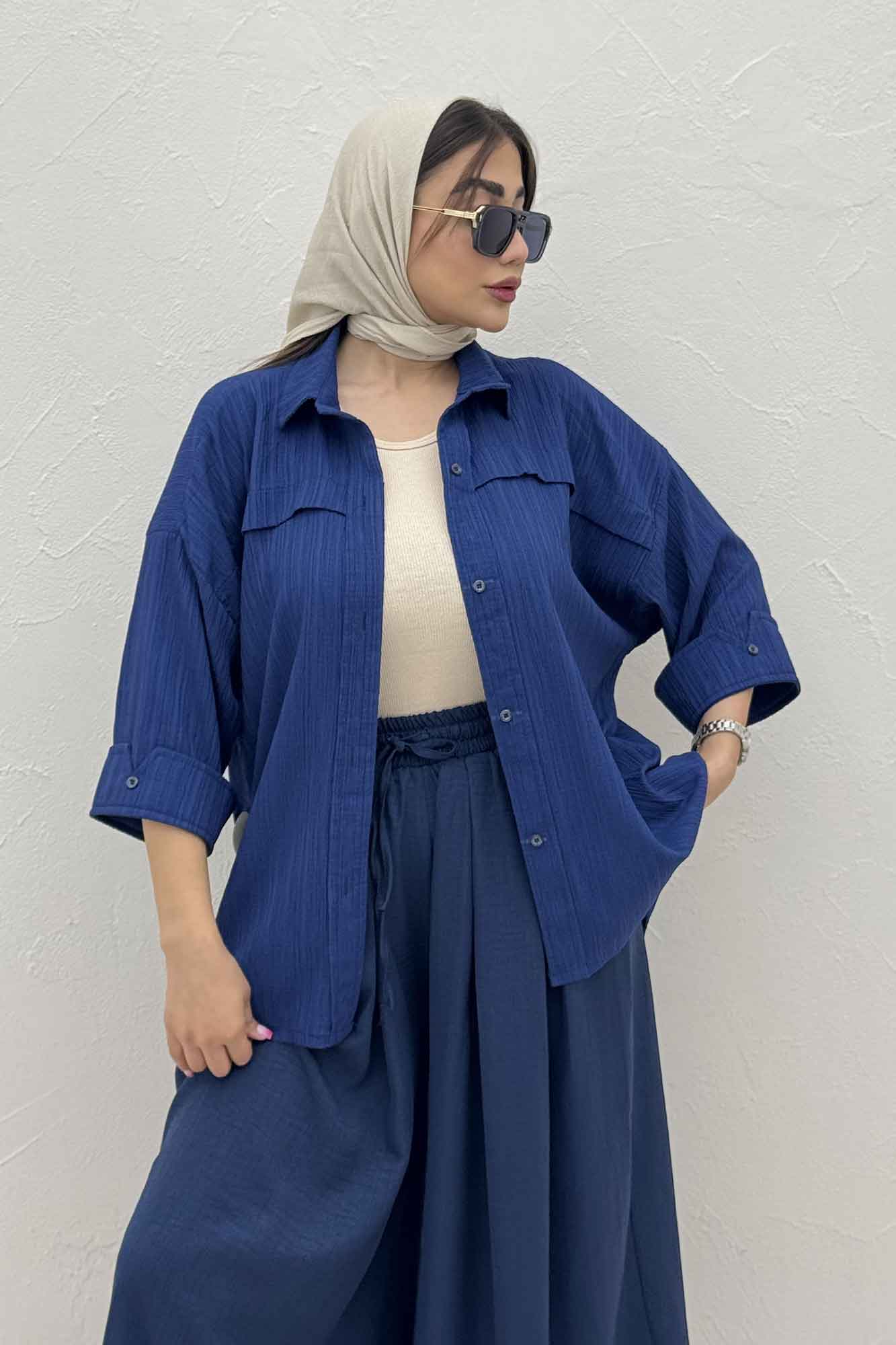 مانتو کریشه یراقدار مچ پاکتی 