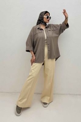 مانتو کریشه یراقدار مچ پاکتی 