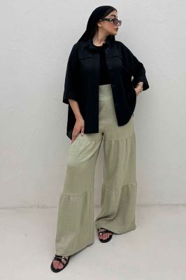 مانتو کریشه یراقدار مچ پاکتی 