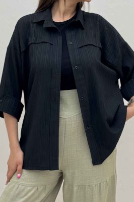 مانتو کریشه یراقدار مچ پاکتی 