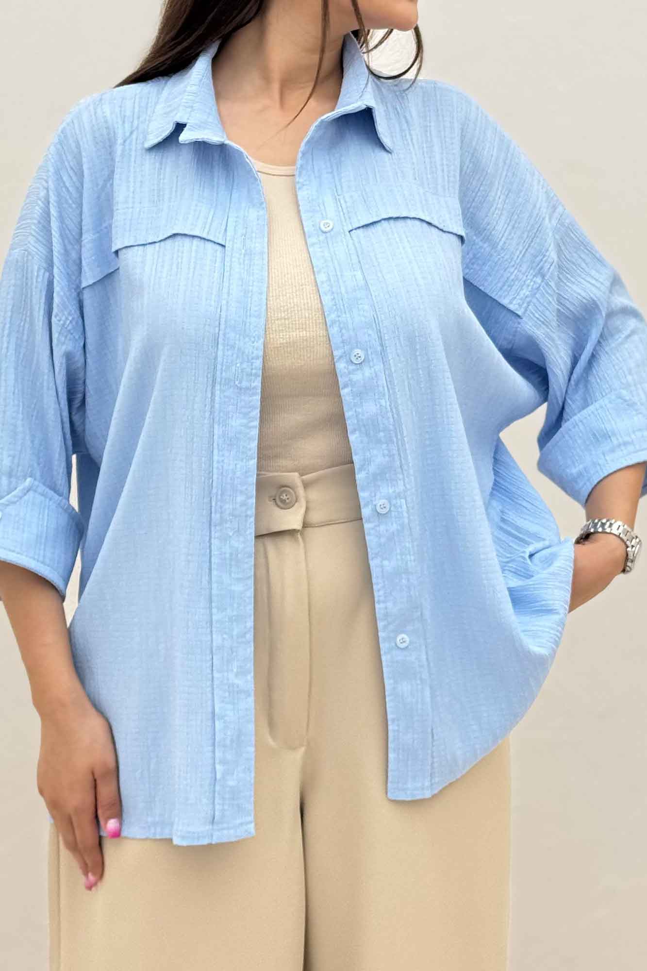 مانتو کریشه یراقدار مچ پاکتی 