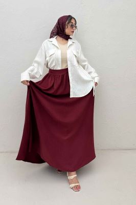 مانتو دو جیب parry راه راه بغل بند