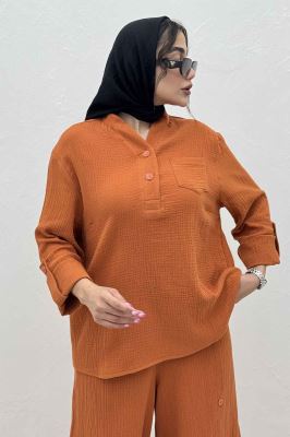 ست بلوز و شلوار دبل فیس آرسین