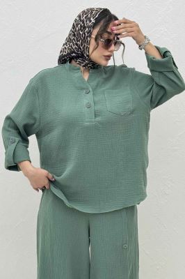 ست بلوز و شلوار دبل فیس آرسین