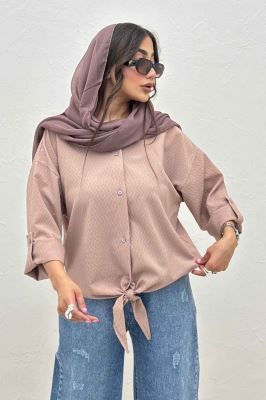 شومیز گره ای پفکی تیلو