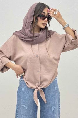 شومیز گره ای پفکی تیلو