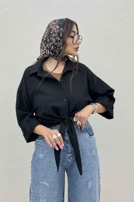 شومیز گره ای پفکی تیلو