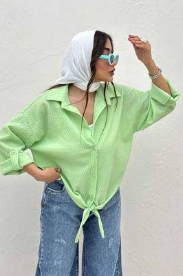 شومیز گره ای پفکی تیلو