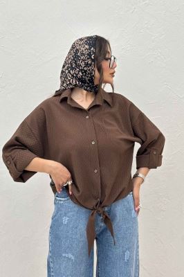 شومیز گره ای پفکی تیلو