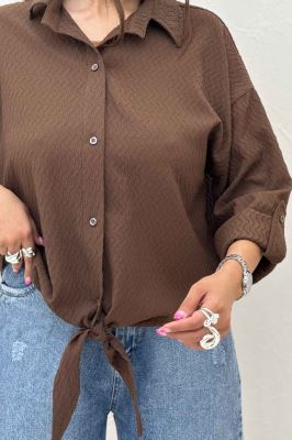 شومیز گره ای پفکی تیلو