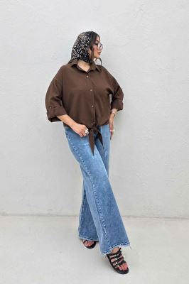 شومیز گره ای پفکی تیلو