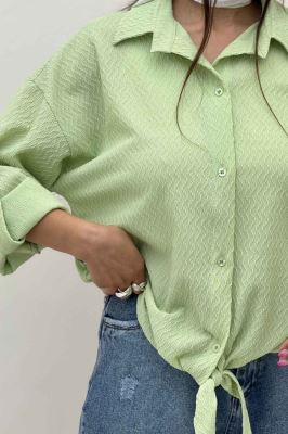 شومیز گره ای پفکی تیلو