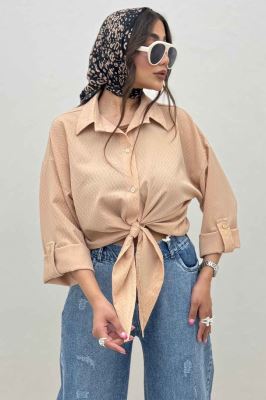 شومیز گره ای پفکی تیلو