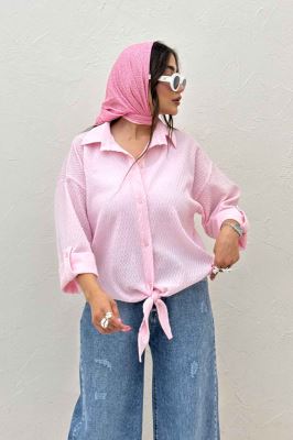 شومیز گره ای پفکی تیلو