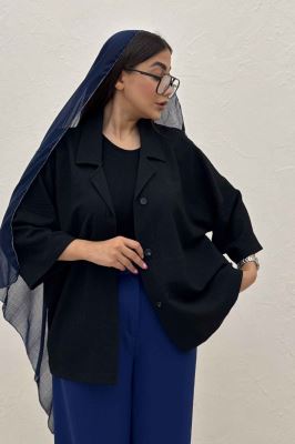 مانتو یقه شکاری آستین سه رب فالین