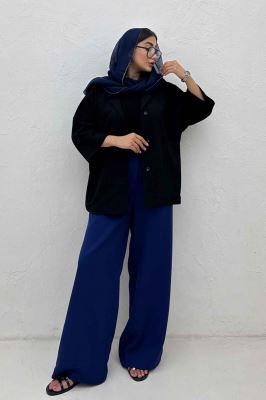 مانتو یقه شکاری آستین سه رب فالین