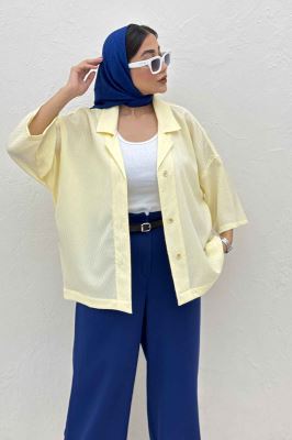 مانتو یقه شکاری آستین سه رب فالین