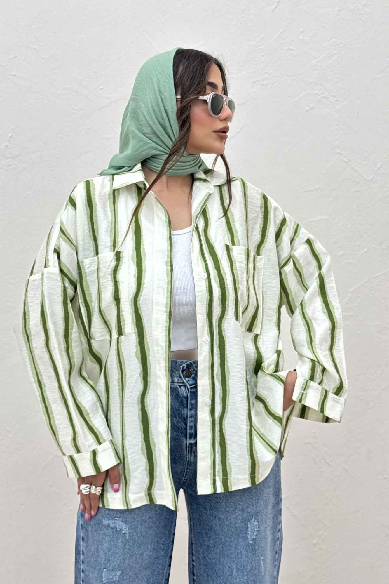 مانتو پری طرح دار بغل هلال 