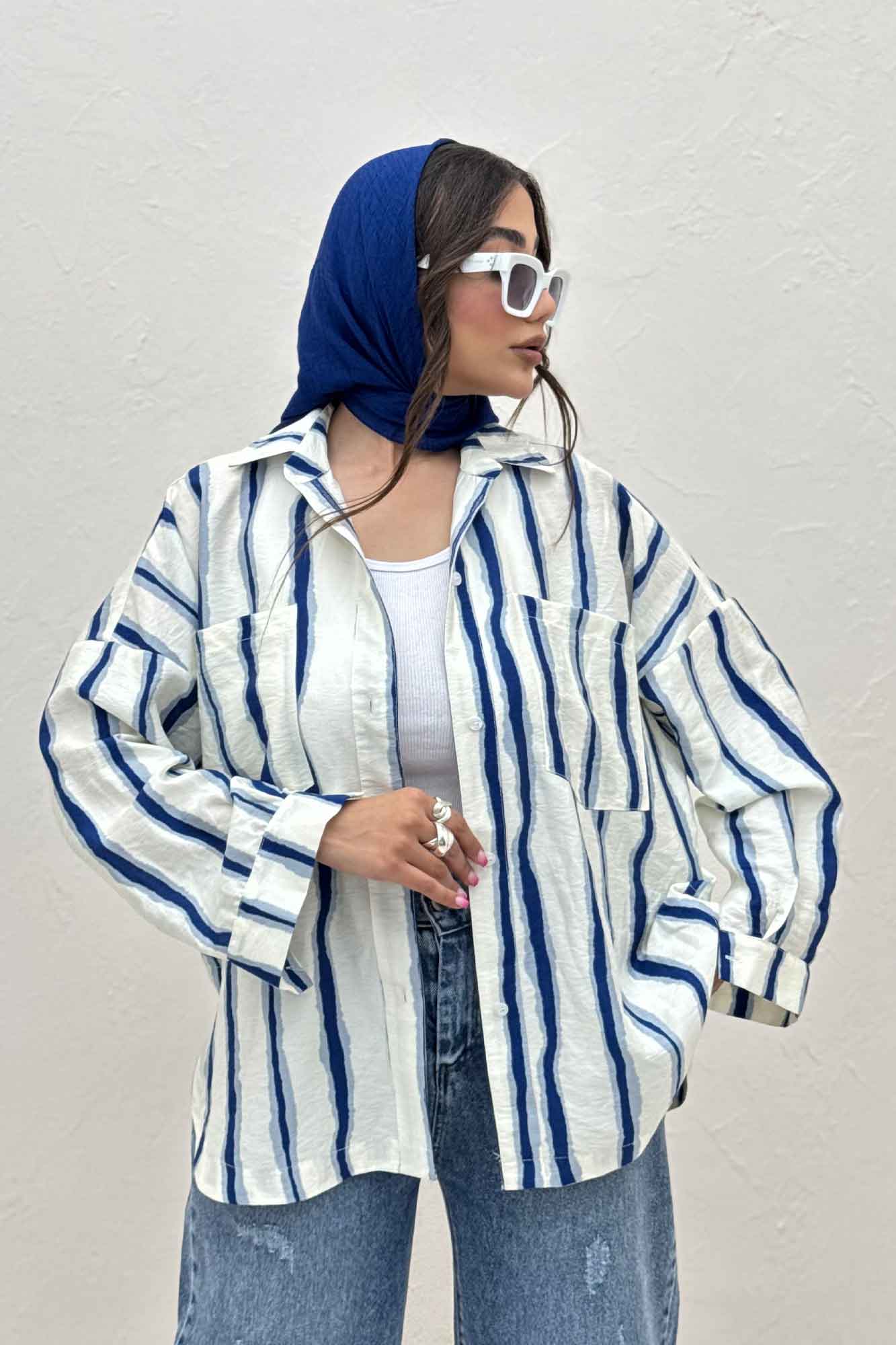 مانتو پری طرح دار بغل هلال 