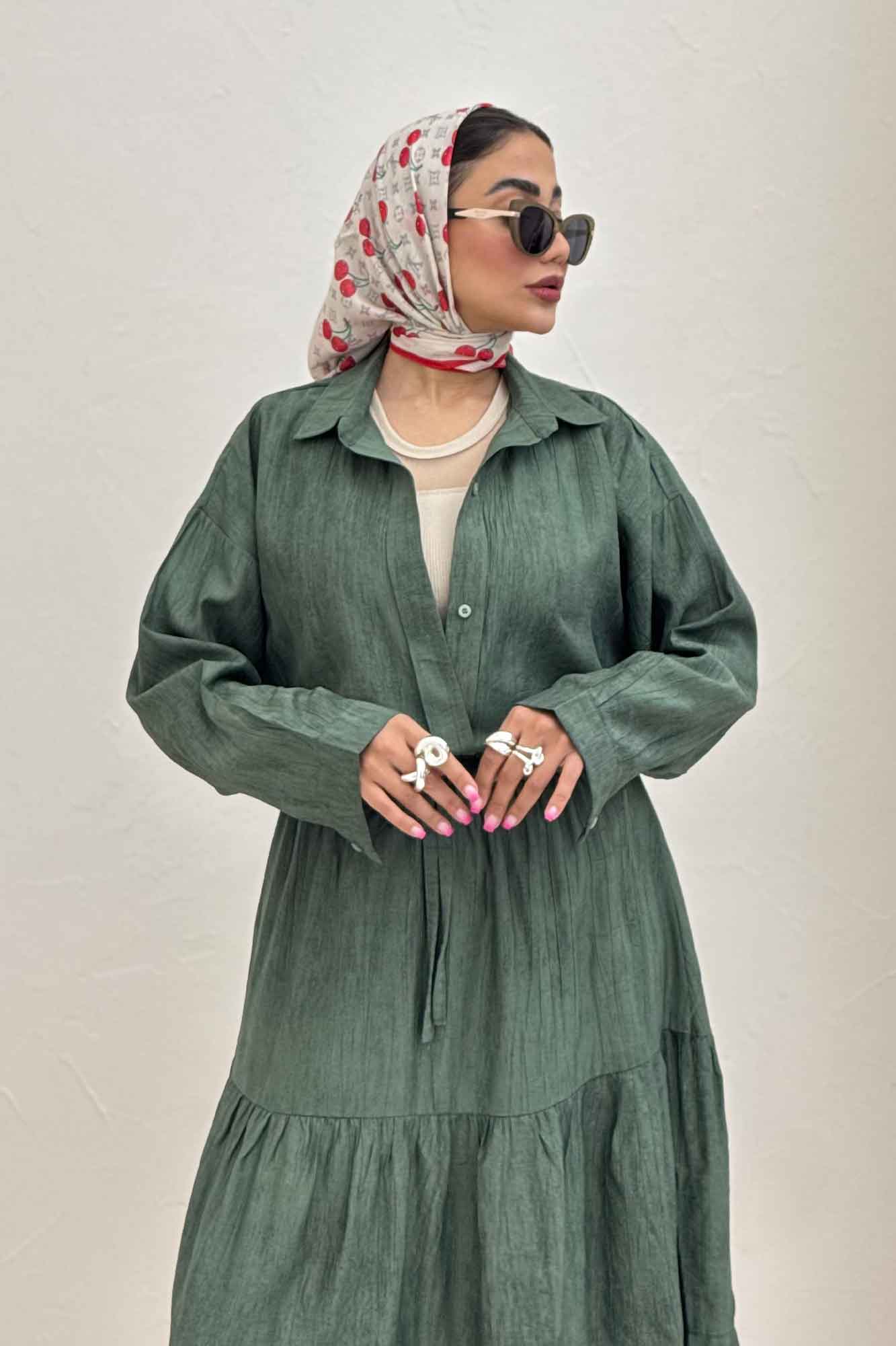 ست شومیز و دامن زارا پرینت آنیرو