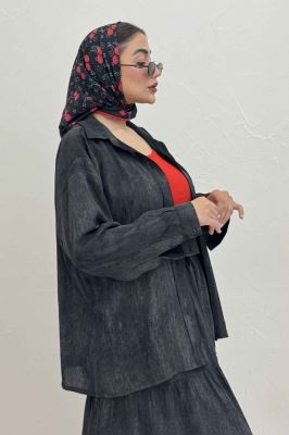 ست شومیز و دامن زارا پرینت آنیرو