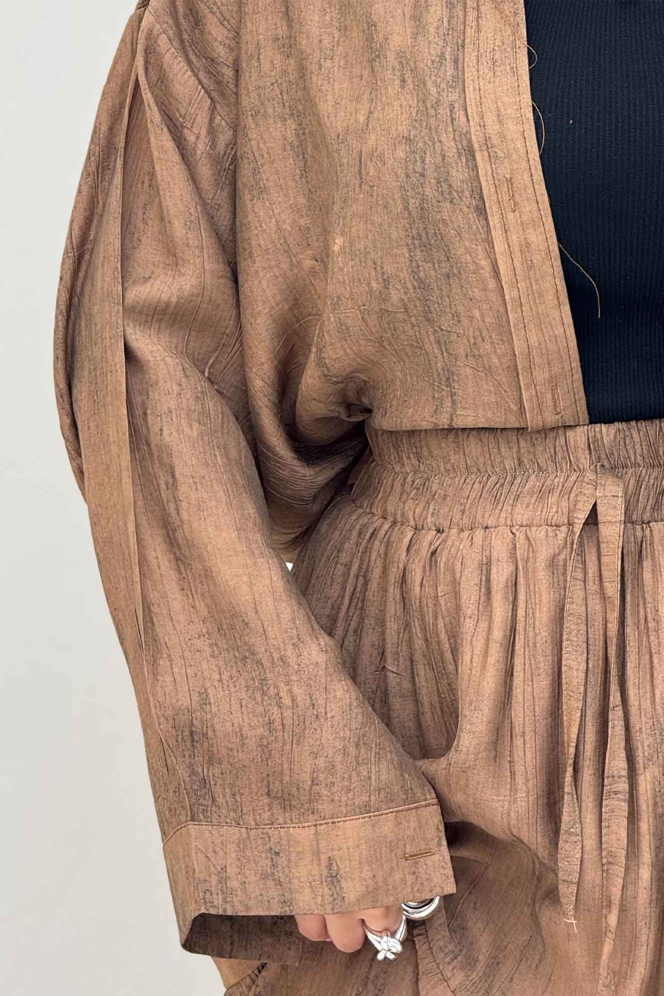 ست شومیز و دامن زارا پرینت آنیرو