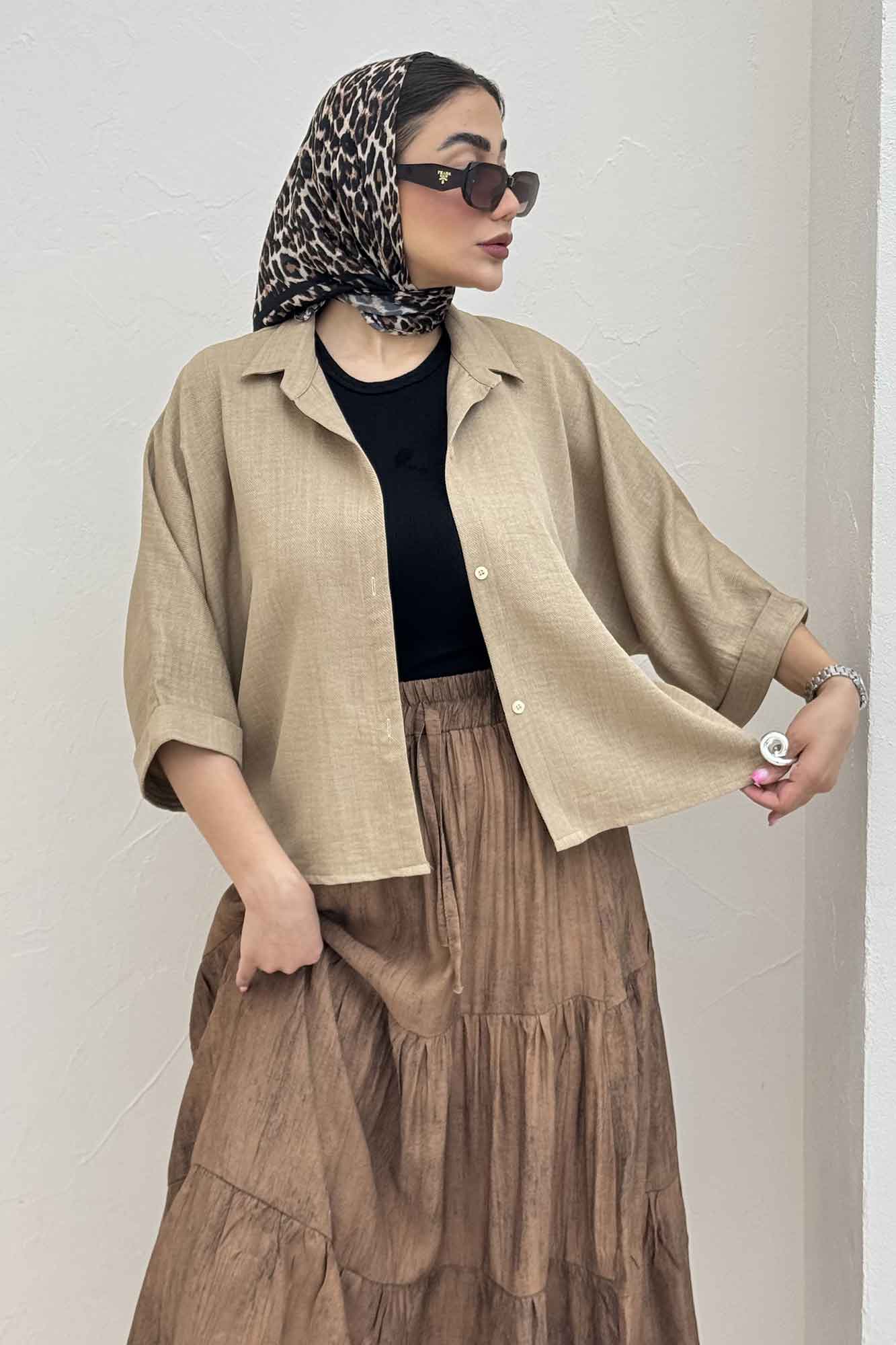 شومیز کیمونو شانتون