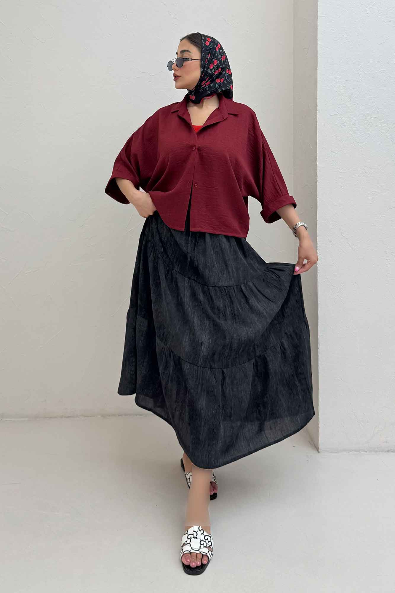 شومیز کیمونو شانتون