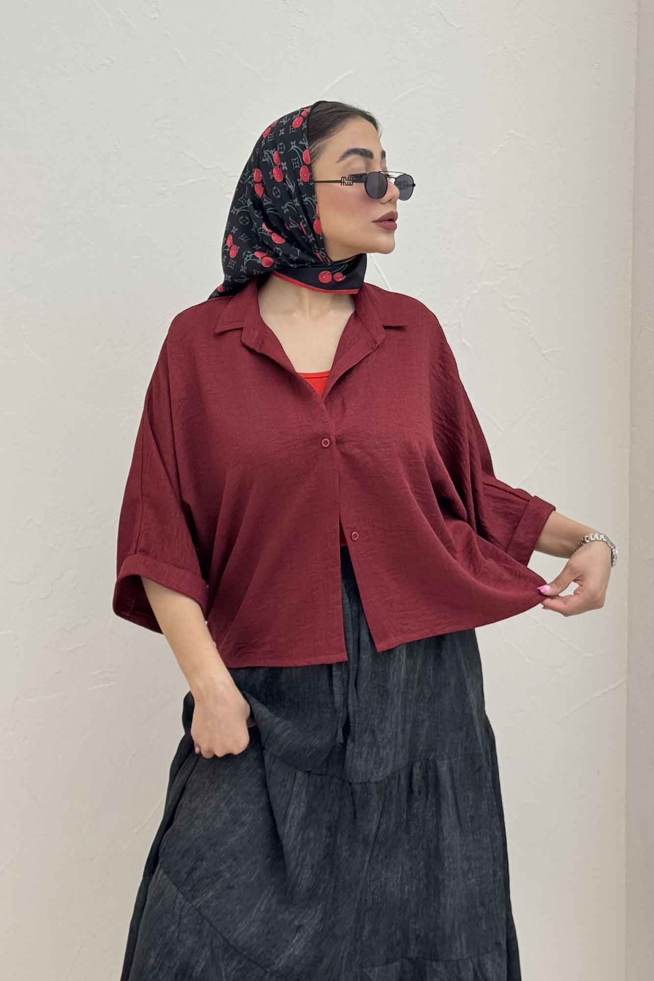 شومیز کیمونو شانتون