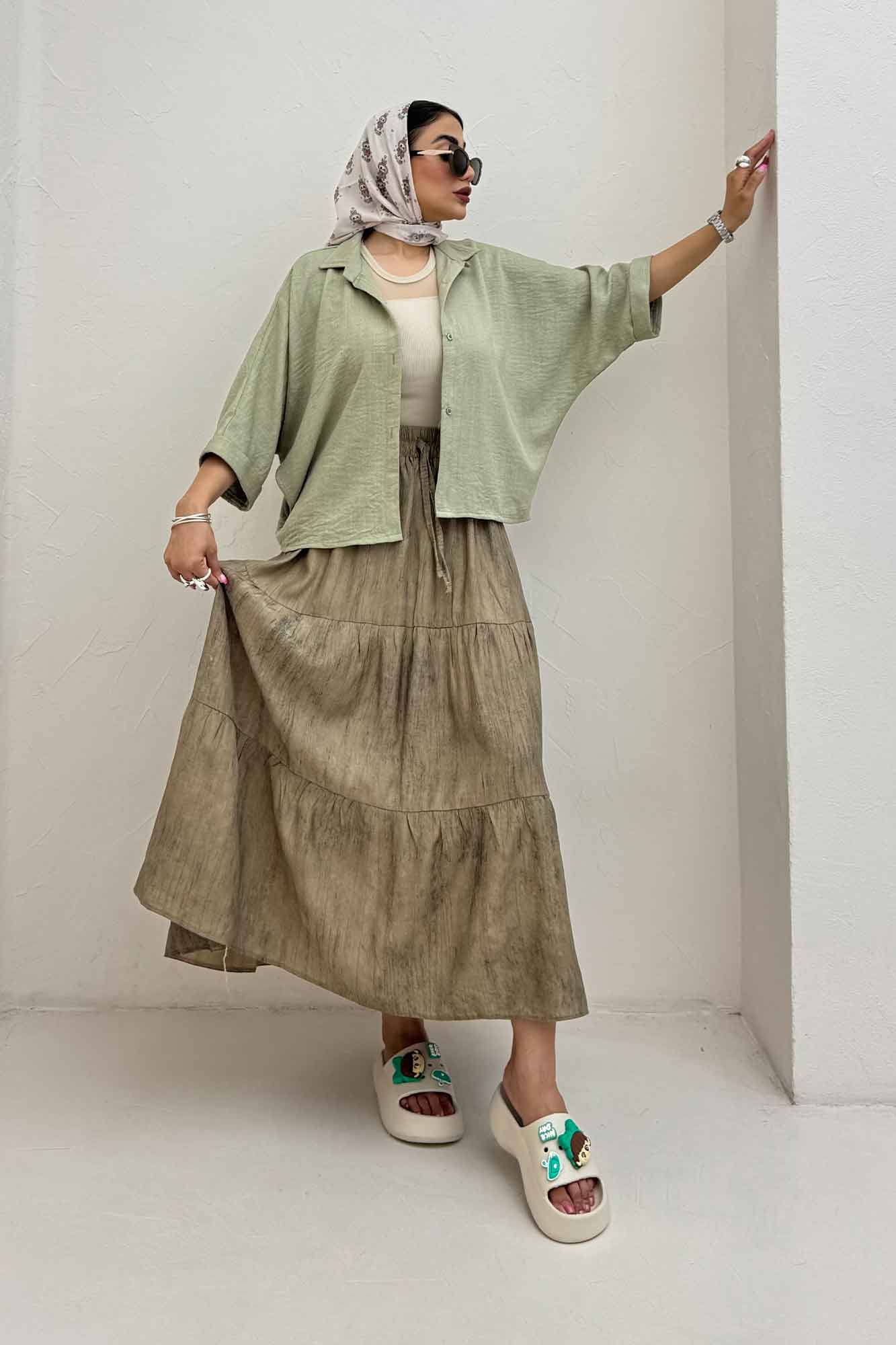 شومیز کیمونو شانتون