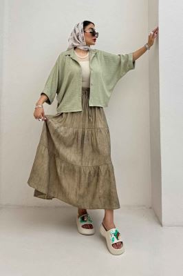 شومیز کیمونو شانتون