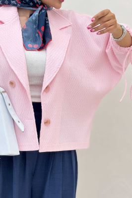 کت آستین خفاشی گت دار ماچا