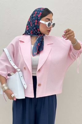 کت آستین خفاشی گت دار ماچا