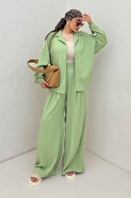 شومیز مانتویی کریشه پایین هلال