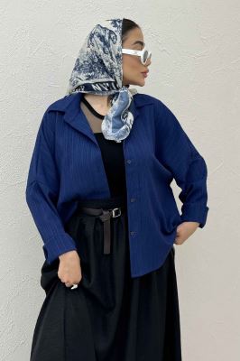 شومیز مانتویی کریشه پایین هلال