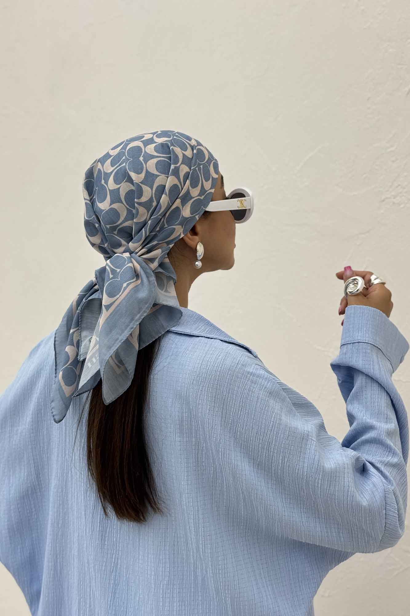 مینی اسکارف طرح هلال