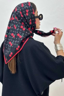 مینی اسکارف طرح گیلاس LV