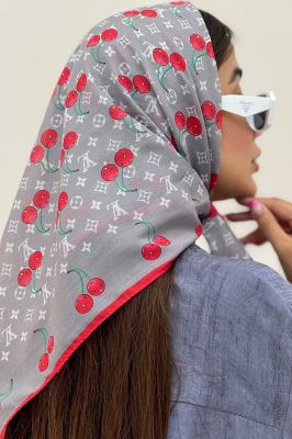 مینی اسکارف طرح گیلاس LV