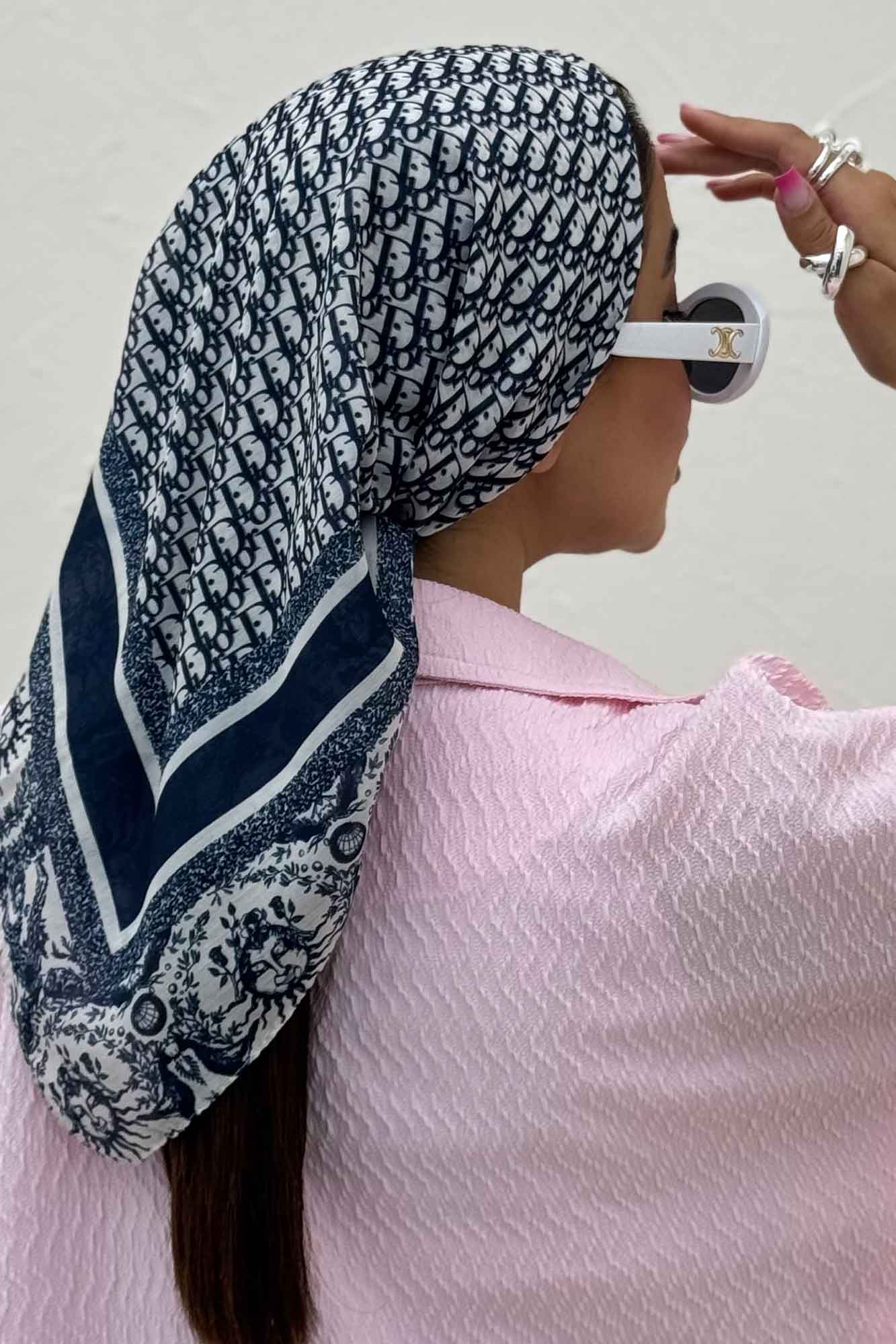 مینی اسکارف طرح DIOR