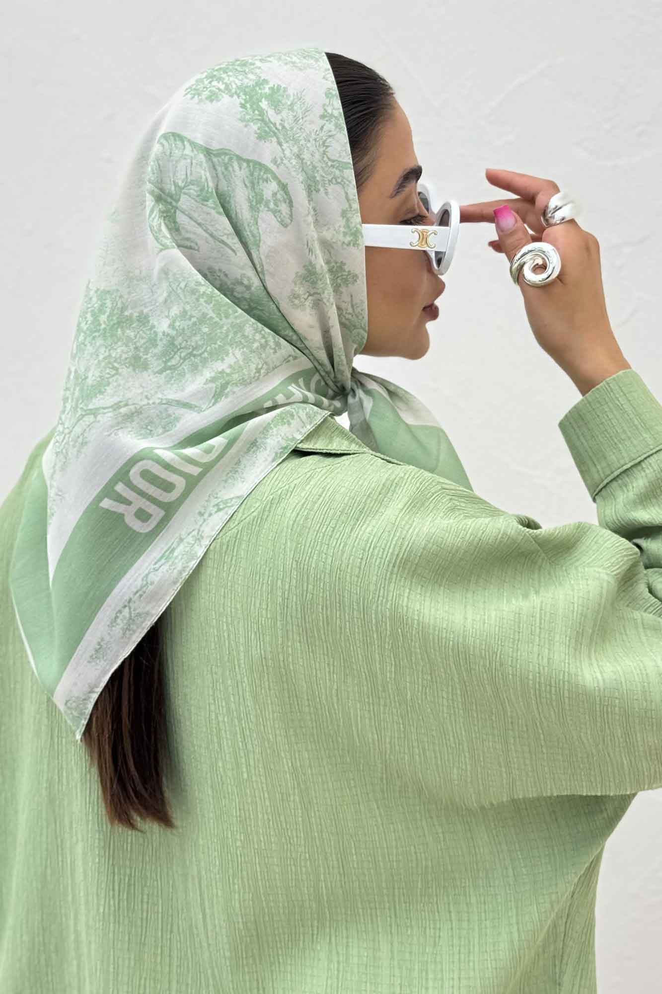 مینی اسکارف طرح CHIRISTIAN DIOR