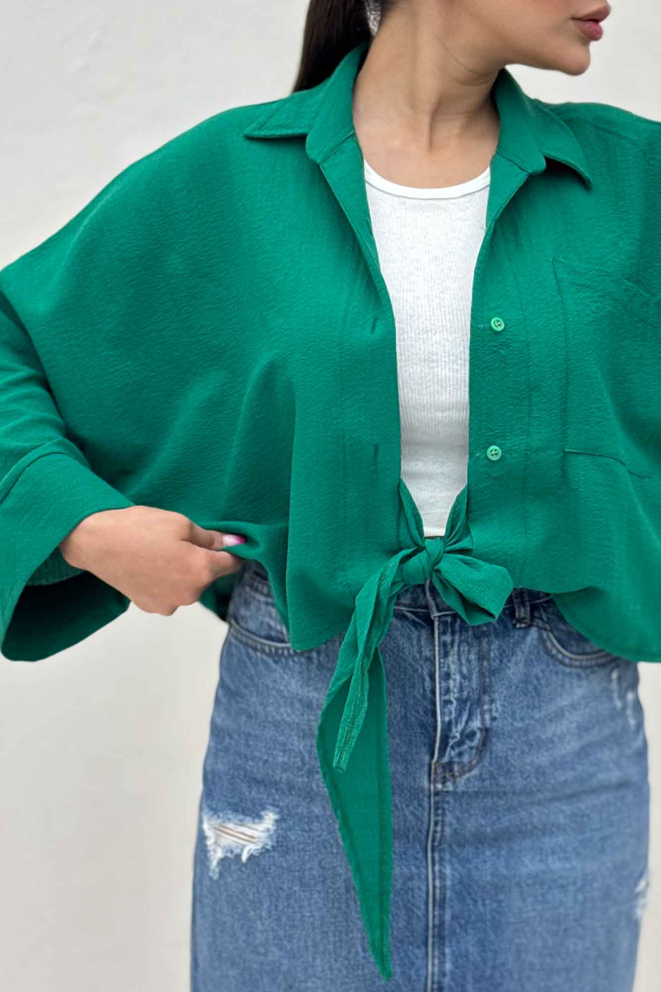 شومیز گره ای پفکی آرنو